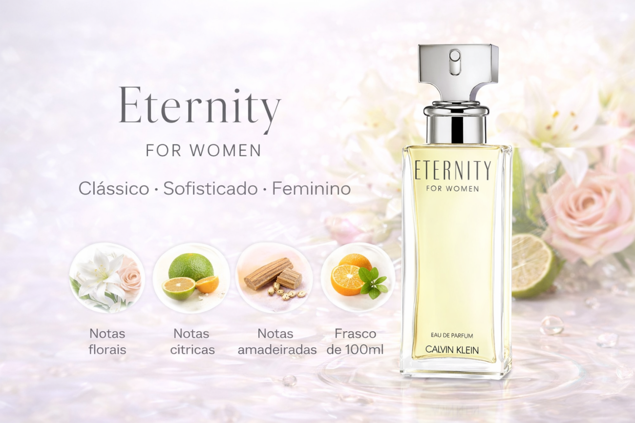 Calvin Klein Eternity For Women Eau de Parfum 100ml - Imagem 4